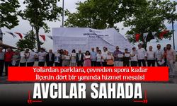 Avcılar'da yollardan parklara, çevreden spora kadar ilçenin dört bir yanında hizmet mesaisi sürüyor