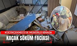 Küçükçekmece'de Mühürlü Binada Kaçak Söküm Faciası: 1'i Ağır 3 Yaralı!