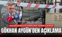 KÜÇÜKÇEKMECE'DE KORKUTAN TOPRAK KAYMASI: Mahsur Kalan 29 Kişi İtfaiye Merdiveniyle Kurtarıldı