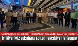 Kafkas Kars Dernekler Federasyonu Sezon Finalinde Buluştu: "İyi Niyetimiz Suistimal Edildi, Temsiliyet İstiyoruz!"