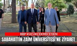 BBP Küçükçekmece'den İZÜ Rektörü Küçük'e 'Hayırlı Olsun' Ziyareti: Tarihi Kampüste Tercih Mesaisi