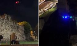 Fatih'te Bilim Kurgu Filmlerini Aratmayan Havadan Denetim: Polis Dronuyla Alkol Uyarısı