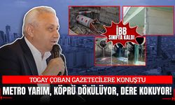 TOGAY ÇOBAN GAZETECİLERE KONUŞTU: ESENYURT'TA METRO YARIM, KÖPRÜ DÖKÜLÜYOR, DERE KOKUYOR!