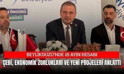 ÇEBİ, BEYLİKDÜZÜ'NDE YATIRIMLARI, EKONOMİK ZORLUKLARI VE YENİ PROJELERİ ANLATTI
