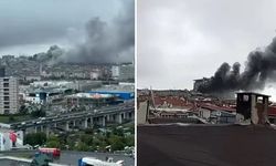 İstanbul’da korkutan yangın; Sanayi Sitesinde Bir İşyeri Alevlere Teslim Oldu