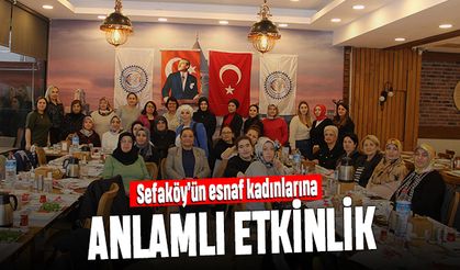 Sefaköy’ün esnaf kadınlarına anlamlı 8 Mart etkinliği
