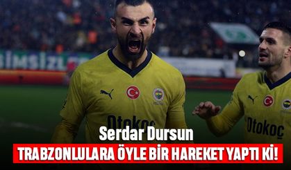 Sosyal medya Serdar Dursun'un Trabzonlulara yaptığı hareketi konuşuyor