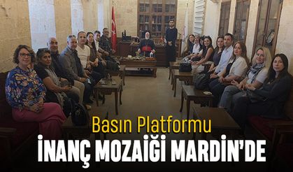 Basın Platformu inanç mozaiği Mardin’de