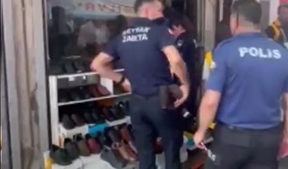 Suriyeli'den ayakkabıcı görünümünde yasa dışı eczane