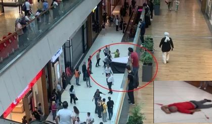 AVM'nin 2. katından ölüme atladı