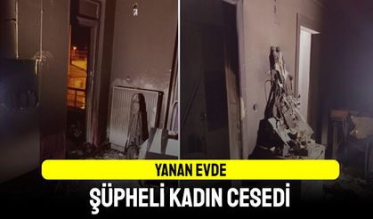 Amasya'da yanan evden 30 yaşındaki kadının cansız bedeni çıktı