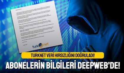 Turknet abonelerine kötü haber; Bilgiler karanlık webte