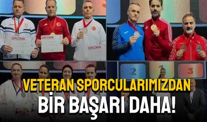 Veteran sporcularımızdan bir başarı daha