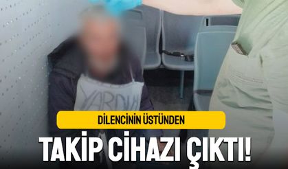 Küçükçekmece’de dilencinin üstünde takip cihazı