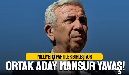 Milliyetçi 6 parti ortak adayda birleşiyor; Mansur Yavaş