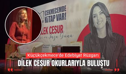 Küçükçekmece’de Edebiyat Rüzgarı: Dilek Cesur Okurlarıyla Buluştu