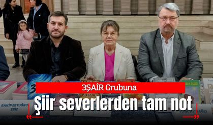 3ŞAİR grubuna şiir severlerden tam not