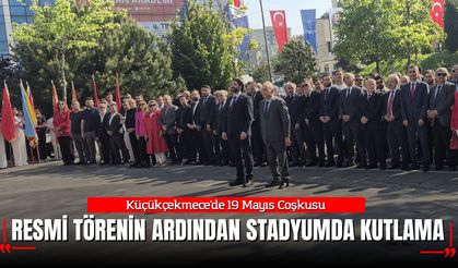 Küçükçekmece'de İki Ayrı Noktada 19 Mayıs Kutlaması