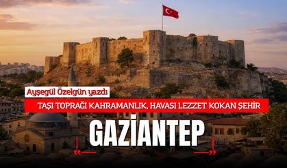 TAŞI TOPRAĞI KAHRAMANLIK, HAVASI LEZZET KOKAN ŞEHİR: GAZİANTEP