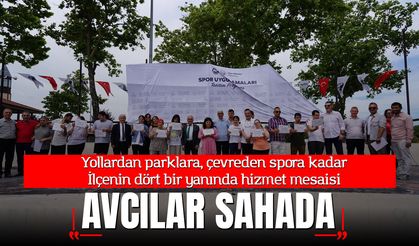 Avcılar'da yollardan parklara, çevreden spora kadar ilçenin dört bir yanında hizmet mesaisi sürüyor
