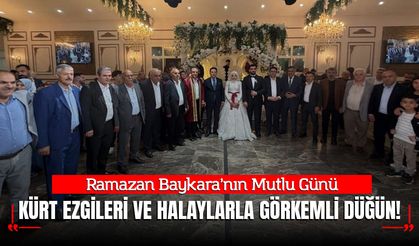 Ramazan Baykara’nın Mutlu Günü: Kürt Ezgileri ve Halaylarla Görkemli Düğün!