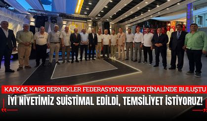 Kafkas Kars Dernekler Federasyonu Sezon Finalinde Buluştu: "İyi Niyetimiz Suistimal Edildi, Temsiliyet İstiyoruz!"
