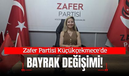 Zafer Partisi Küçükçekmece’de bayrak değişimi