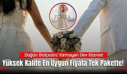 Düğün Bütçesini Yormayan Dev Hizmet: Zoella Bridal İle Yüksek Kalite En Uygun Fiyata Tek Pakette!