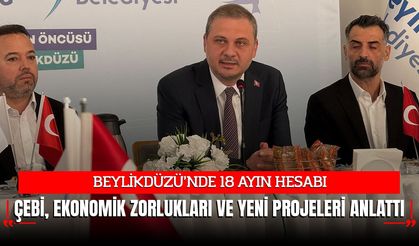 ÇEBİ, BEYLİKDÜZÜ'NDE YATIRIMLARI, EKONOMİK ZORLUKLARI VE YENİ PROJELERİ ANLATTI