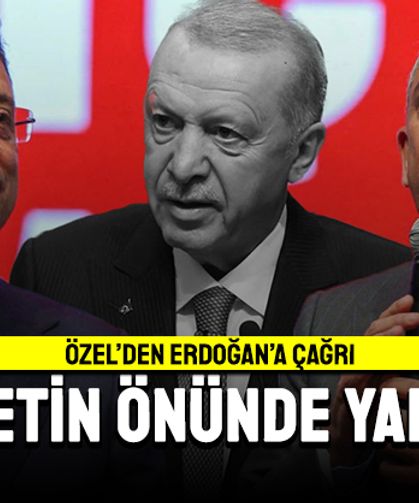 Özgür Özel'den Mersin'de Erdoğan'a çağrı; Milletin önünde yapalım