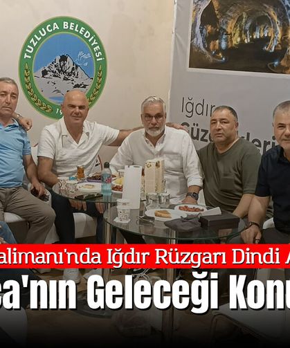 Atatürk Havalimanı'nda Iğdır Rüzgarı Dindi Ama İzi Kaldı: Tuzluca'nın Geleceği Konuşuldu