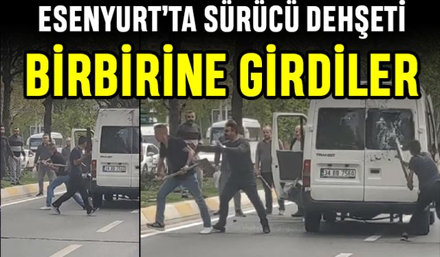 Esenyurt’ta dehşet anlar sobalar havada uçuştu