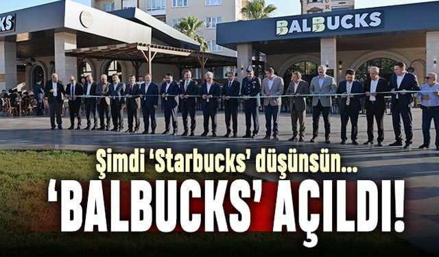 Balıkesir Belediyesi Starbucks'a rakip oldu; Balbucks