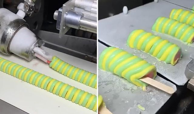Rahatlama videoları; Dondurma fabrikası videosu hipnoz etti