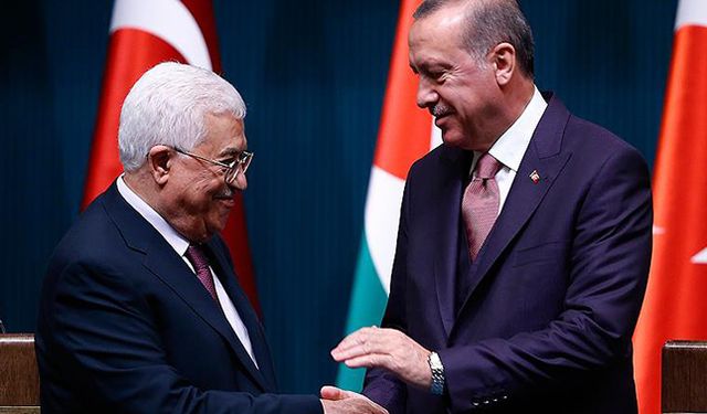 Türkiye arabuluculuk yapıyor; Erdoğan, Filistin lideri Mahmud Abbas görüştü