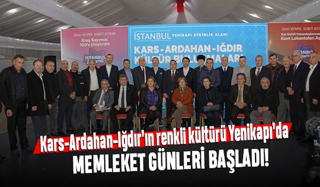 Kars Ardahan Iğdır günleri Yenikapı’da başladı