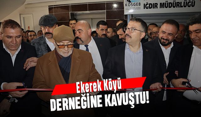 Ekerek, derneğine kavuştu