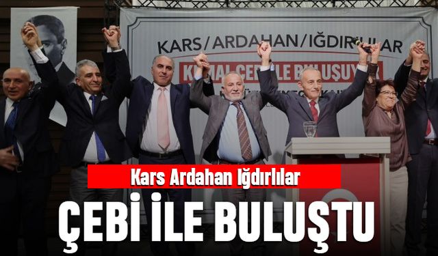 Kars Ardahan Iğdırlılar, Çebi ile iftarda buluştu