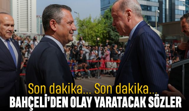 Bahçeli'den olay yaratacak AKP-CHP ittifakı açıklaması