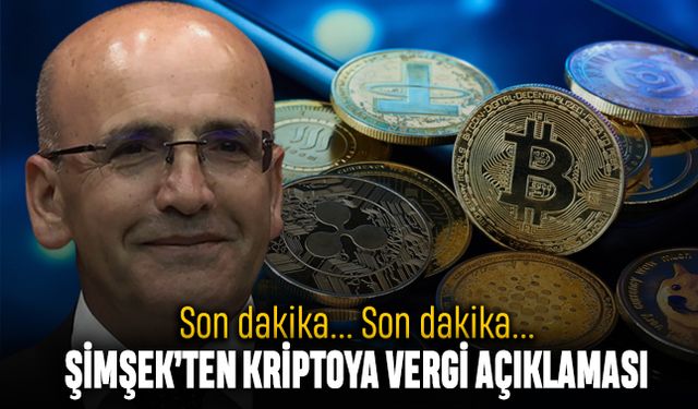 Mehmet Şimşek açıkladı; Kripto varlıklara vergi geliyor