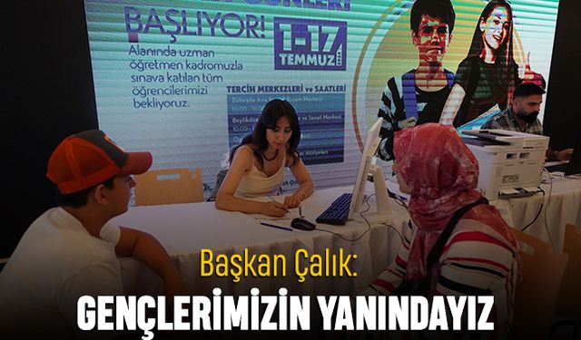 Başkan Çalık: Gençlerimizin Yanındayız