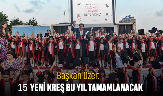 Başkan Özer: 15 Yeni Kreş Bu Yıl Tamamlanacak