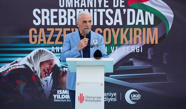 Srebrenitsa ve Gazze Ümraniye’de unutulmadı
