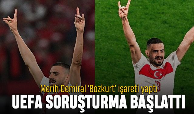 UEFA Merih Demiral'ın 'Bozkurt' işaretine karşı harekete geçti