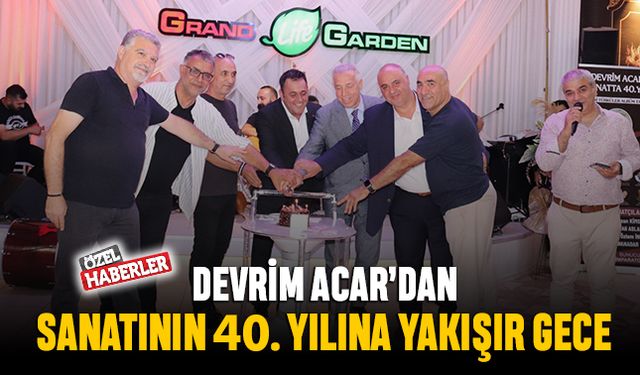 Devrim Acar’dan sanatının 40. yılına yakışır gece