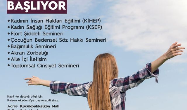 Ataşehir'de yetişkinlere özel eğitim semineri