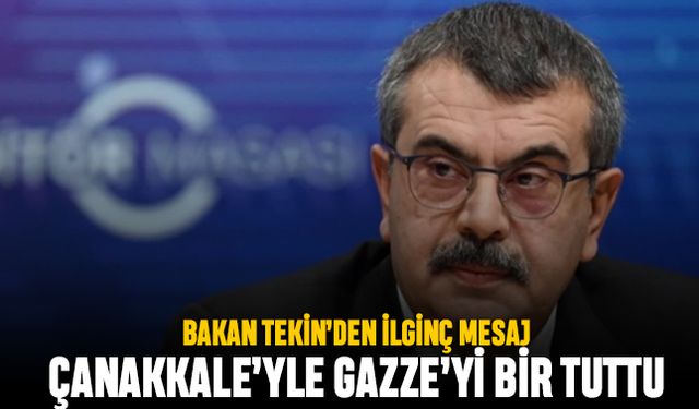 Yeni Türkiye'nin eğitiminde Gazze vatan toprağı oldu