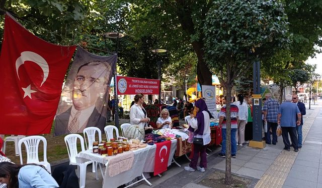 El emeği göz nuru ürünleri sergilediler