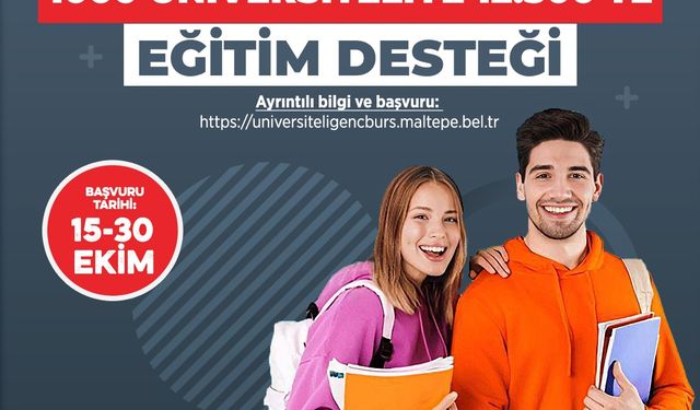 Bin üniversiteliye 12 bin 500 TL burs fırsatı