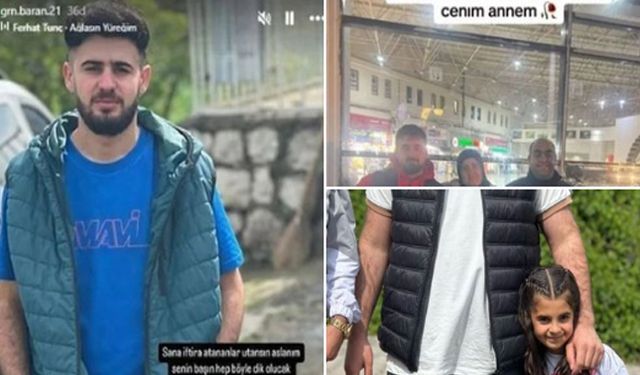 Narin'in abisi Baran Güran Instagram'da fotoğraflar paylaşıp hemen sildi